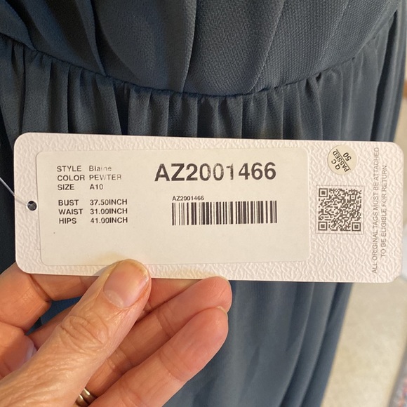 NEW Stunning Azazie Formal Dress NWT sz 10 - Picture 8 of 13